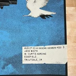 Gig Posters Jack White - 2014 Rob Jones Poster Troutdale, OR