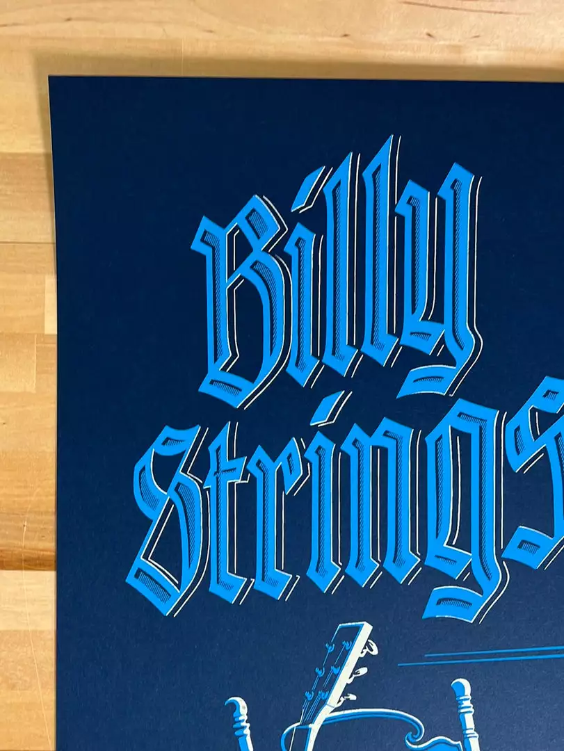 Gig Posters Billy Strings - 2021 Mike Tallman Poster Grand Rapids, MI 12/30 1st 5 Gig Posters Billy Strings - 2021 Mike Tallman Poster Grand Rapids, MI 12/30 1st