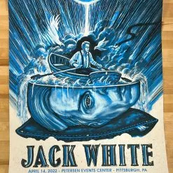 Jack White - 2022 Zeb Love Poster Pittsburgh, PA Gig Posters 9 Jack White - 2022 Zeb Love Poster Pittsburgh, PA Gig Posters