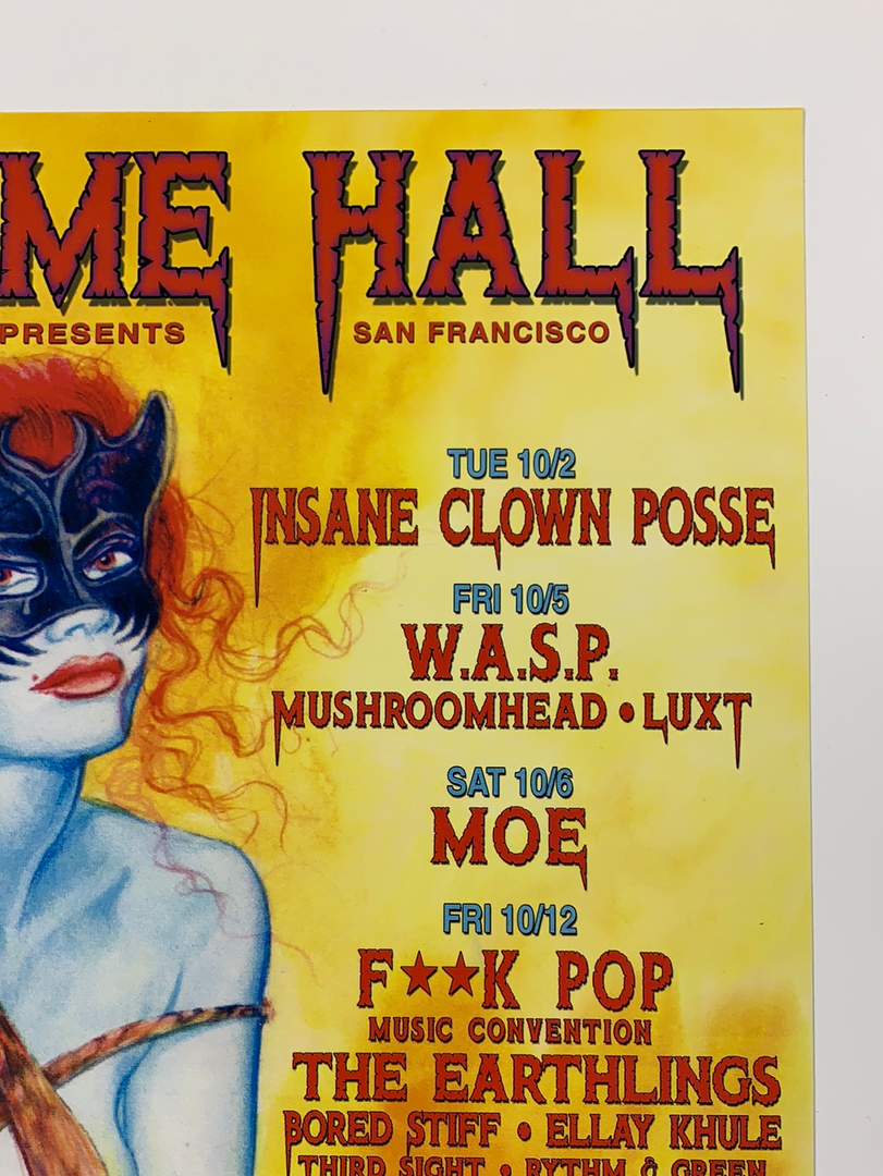 Gig Posters MHP 129 October - 2001 The Artworks Poster Maritime Hall San Fran 1st 6 Gig Posters MHP 129 October - 2001 The Artworks Poster Maritime Hall San Fran 1st