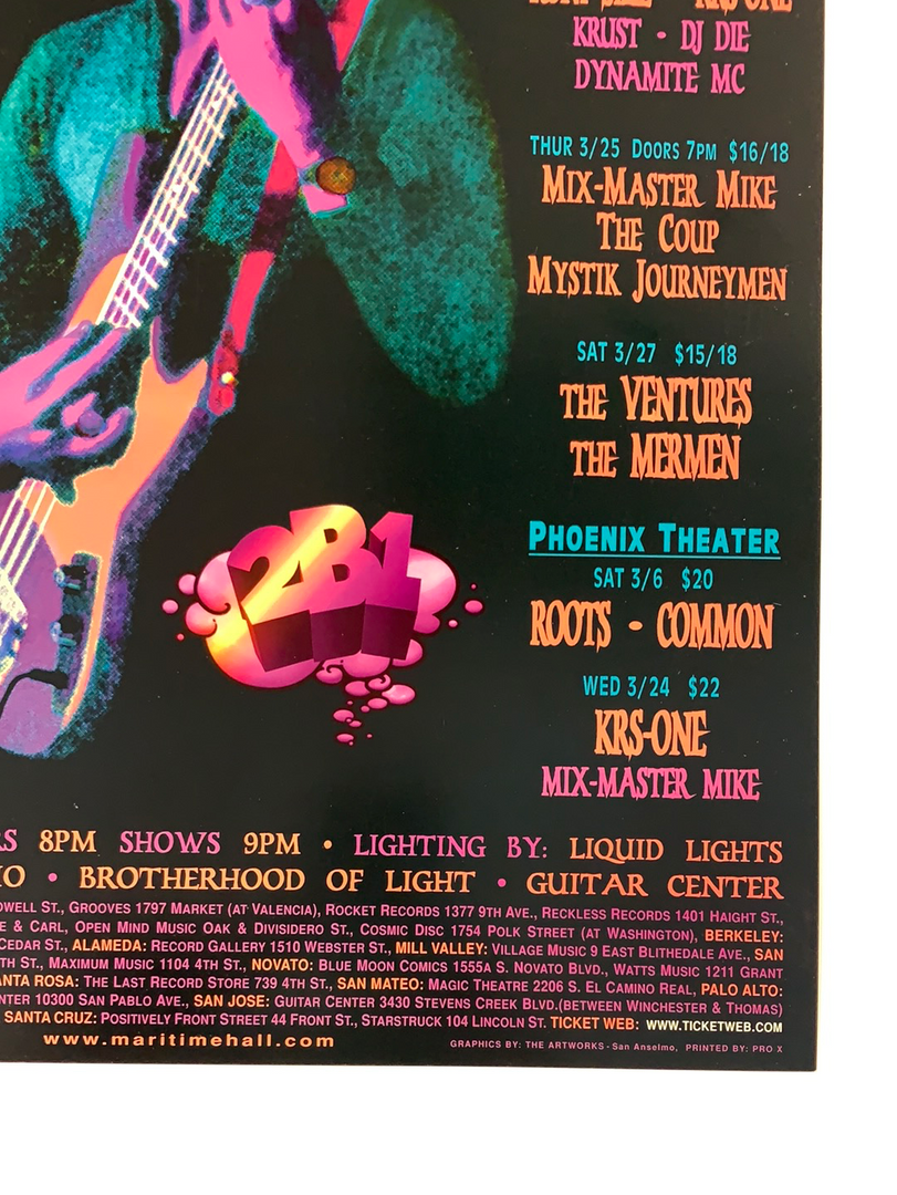 Greg Coiner Gig Posters MHP 60 March - 1999 Poster Maritime Hall San Fran 1st 7 Greg Coiner Gig Posters MHP 60 March - 1999 Poster Maritime Hall San Fran 1st