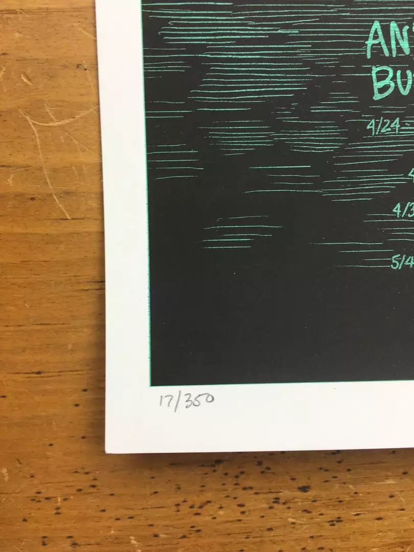 Andrew Bird - 2009 Daniel Danger Poster European Tour 9 Andrew Bird - 2009 Daniel Danger Poster European Tour