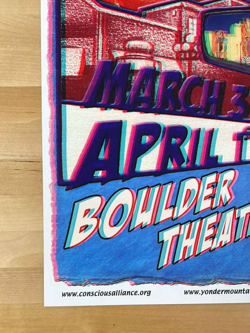 Sold Out Posters Colorado Yonder Mountain String Band - 2005 Poster Boulder, CO Theater 8 Sold Out Posters Colorado Yonder Mountain String Band - 2005 Poster Boulder, CO Theater