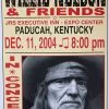 Willie Nelson - 2004 Franks Brothers 12/11 Poster Paducah, KY Gig Posters 2 Willie Nelson - 2004 Franks Brothers 12/11 Poster Paducah, KY Gig Posters