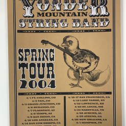 Gig Posters Yonder Mountain String Band - 2009 Jaime Cervantes Poster Spring Tour