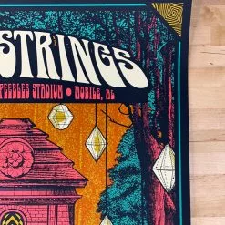 Billy Strings - 2021 Status Serigraph Poster Mobile, AL 4/11 Gig Posters
