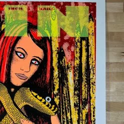 Colorado Nine Inch Nails - 2006 Lindsey Kuhn Poster Red Rocks Morrison, CO