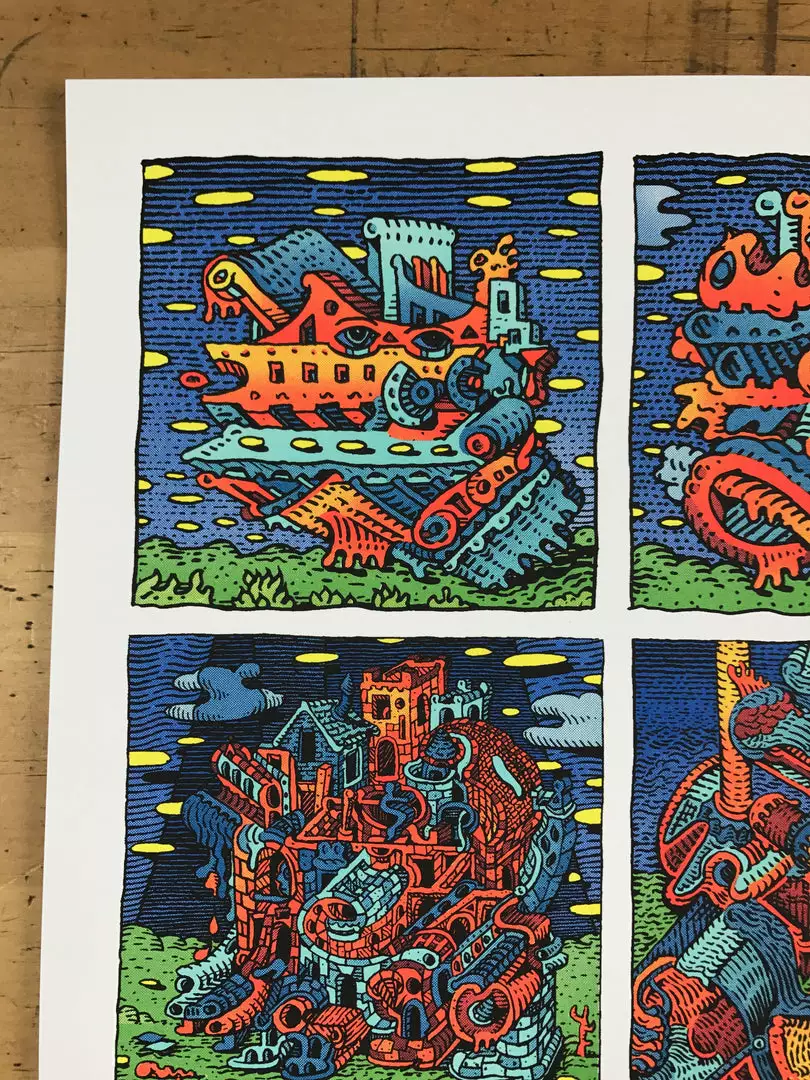 Sentient Factory - 2016 David Welker Poster, New York, Art 5 Sentient Factory - 2016 David Welker Poster, New York, Art