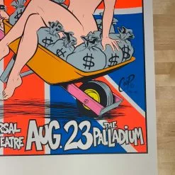 Gig Posters Sex Pistols - 1996 Chris Coop Poster Los Angeles, CA The Palladium 12 Gig Posters Sex Pistols - 1996 Chris Coop Poster Los Angeles, CA The Palladium