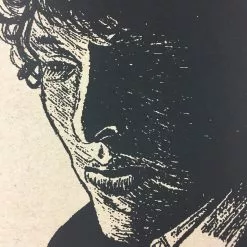 Gig Posters Bob Dylan The Rolling Stone - 2014 Brian Methe Art Print