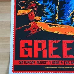 Green Day - 2009 Ken Taylor Poster Duluth, GA Gwinnett