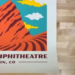 Michael Penda Guster - 2021 Michael Penta Poster Red Rocks Morrison, CO