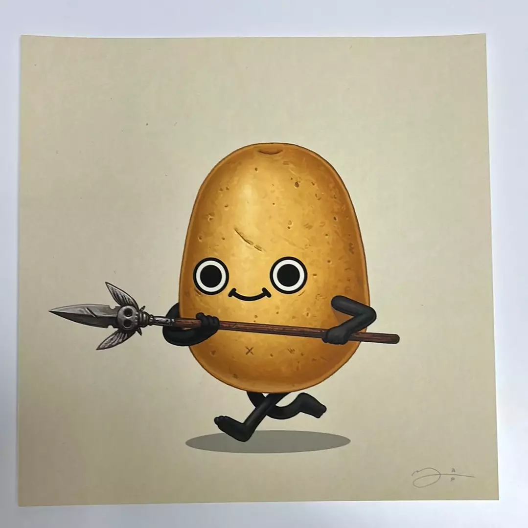 Partisan - 2020 Mike Mitchell Poster Print Food Dudes Potato AP 4 Partisan - 2020 Mike Mitchell Poster Print Food Dudes Potato AP