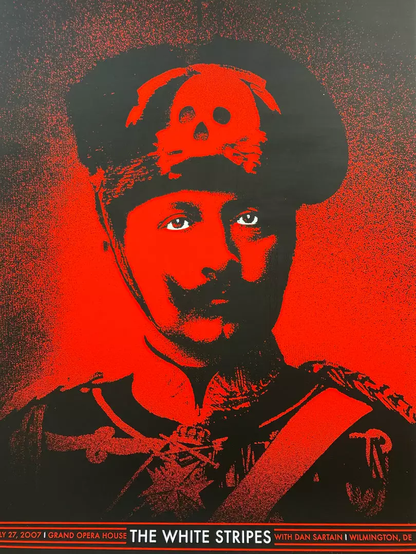 The White Stripes - 2007 Rob Jones Poster Wilmington, DE Grand Opera House Jack White 3 The White Stripes - 2007 Rob Jones Poster Wilmington, DE Grand Opera House Jack White