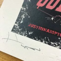 Queens Of The Stone Age - 2008 Justin Hampton Poster Hamilton, ON Copps Coliseum