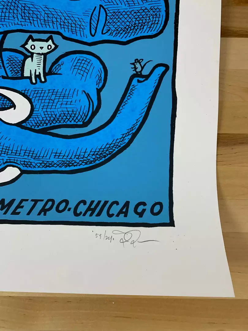 Chicago, IL Jack White - 2018 Jay Ryan Poster Chicago The Metro S/N 7 Chicago, IL Jack White - 2018 Jay Ryan Poster Chicago The Metro S/N