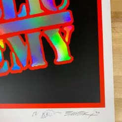 Public Enemy - 2020 Emek Poster Foil NO Date The Terrordome Foil Posters 13 Public Enemy - 2020 Emek Poster Foil NO Date The Terrordome Foil Posters