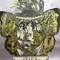 David V D'Andrea Grails - 2009 David V. D'Andrea Poster San Francisco, CA Cafe Du Nord Gig Posters