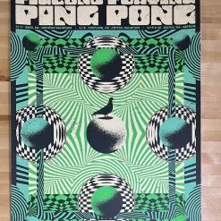 Pigeons Playing Ping Pong - 2022 Status Serigraph Poster OR/WA Run Gig Posters 9 Pigeons Playing Ping Pong - 2022 Status Serigraph Poster OR/WA Run Gig Posters