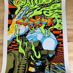 Ames Brothers Pearl Jam - 2018 Ames Design Poster S/N Lisbon, PRT Passeio Maritimo De Alges Gig Posters