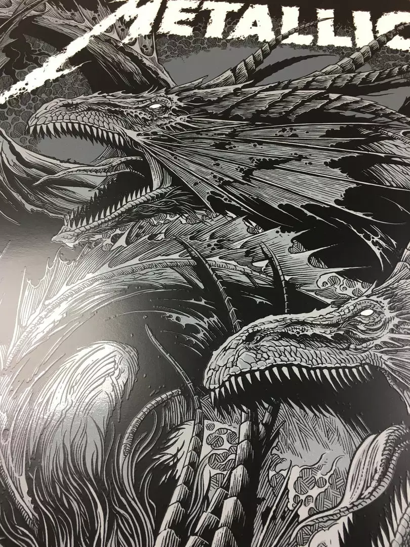 Metallica - 2018 Ken Taylor Poster Lisbon, Portugal Altice Arena 4 Metallica - 2018 Ken Taylor Poster Lisbon, Portugal Altice Arena