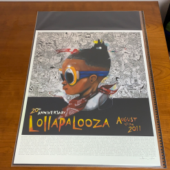 Gig Posters Lollapalooza - 2011 Hebru Brantley SIGNED And Numbered Edition Poster #2/500