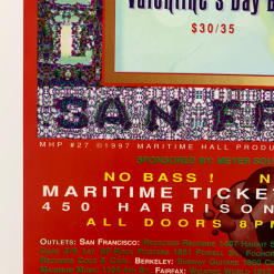 MHP 27 Merle Haggard - 1997 Lee Conklin Poster Maritime Hall San Fran 1st Gig Posters