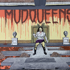 Mudqueens - 2015 Fugscreens Studios Poster Chicago, IL Reggies Rock Club