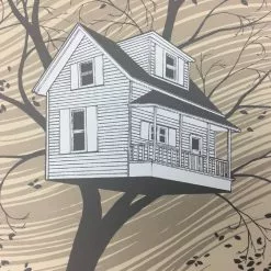 Tree House (Chicago Series) - 2013 Justin Santora Poster Art Print