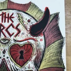 The Arcs - 2015 Dan Grzeca Poster Chicago, IL Vic Theatre