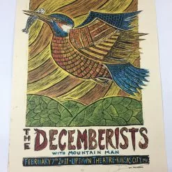 Gig Posters The Decemberists - 2011 Dan Grzeca Poster Kansas City, MO Uptown Theater