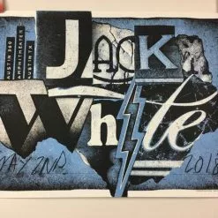 Jack White - 2018 Alan Hynes Poster Austin, TX Austin360 Amphitheater
