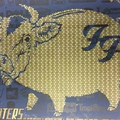Foo Fighters - 2008 Todd Slater Poster Philadelphia, PA Wachovia Spectrum Gig Posters