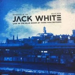 Gig Posters Jack White - 2018 Nat Strimpopulos Poster Nashville, TN Blue Room Third Man Reco