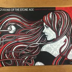 Queens Of The Stone Age - 2017 Todd Slater Poster Detroit, MI Fox Theatre