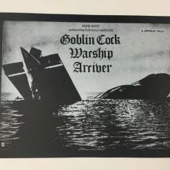 Goblin Cock - 2009 Dan MacAdam Of Crosshair Poster Chicago, IL Empty Bottle