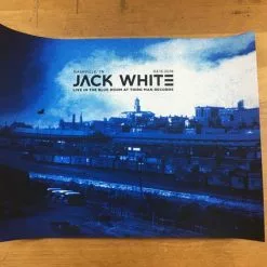 Gig Posters Jack White - 2018 Nat Strimpopulos Poster Nashville, TN Blue Room Third Man Reco