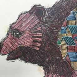 Last American Bear - 2010 Dan Grzeca Poster Art Print Art Prints