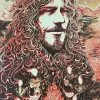 Robert Plant - 2015 Miles Tsang Poster Cary, NC Booth Amphitheater VARIANT