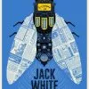 Jack White - 2018 Methane Studios Poster Salt Lake City, UT BHR Tour