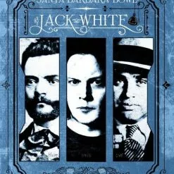 Jack White - 2018 Mathieu Bitton Poster Santa Barbara, CA BHR Tour