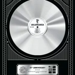 Sold Out Posters Lollapalooza - 2016 25th Anniversary Poster Chicago Grant Park FOIL