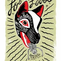 Los Lobos - 2010 Carlos Hernandez Poster Dallas, TX, Granda Theater