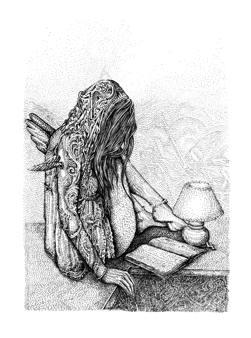 The Reader Letterpress - 2020 David Welker Poster, Art Print With COA Art Prints 3 The Reader Letterpress - 2020 David Welker Poster, Art Print With COA Art Prints