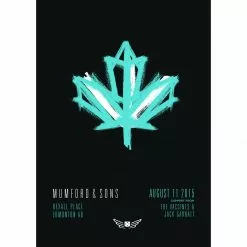Sold Out Posters Mumford & Sons - 2015 Poster Edmonton, AB Rexall Place