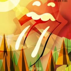 Sold Out Posters Rolling Stones - 2014 Official Poster Roskilde, Denmark