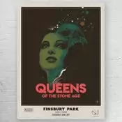 Queens Of The Stone Age - 2018 Richey Beckett Poster London VARIANT Finsbury Par
