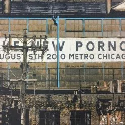 The New Pornographers - 2010 Dan MacAdam Crosshair Poster Chicago, IL Metro